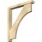 Ekena Millwork Westlake Block Rough Sawn Bracket w/ Offset Brace, Douglas Fir, 4"W x 28"D x 32"H BKT0402X28X32WTL05RDF - alternate 1